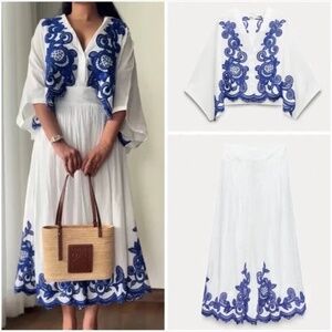 Zara two piece skirt and top set